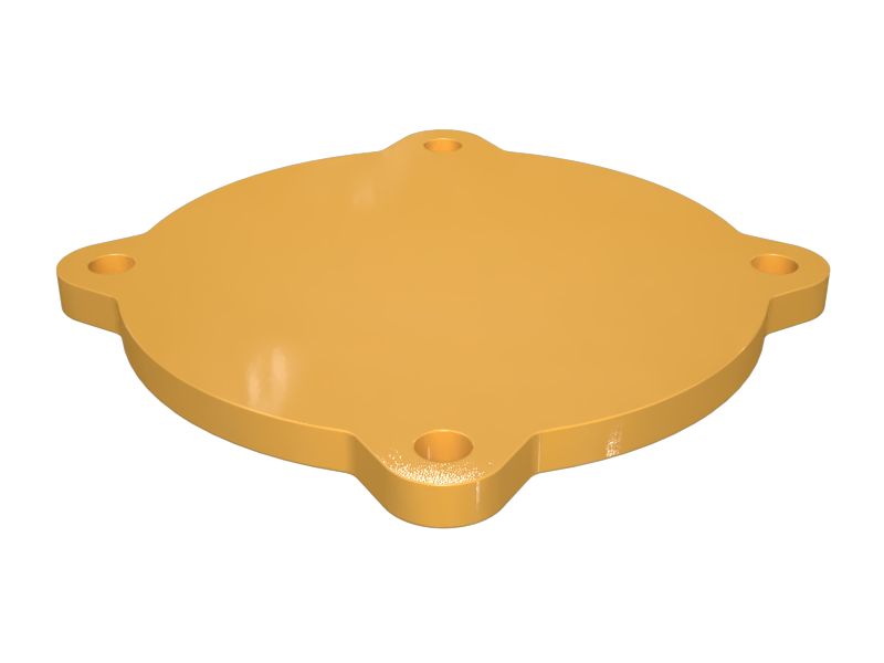 12-миллиметровая наружная крышка бортового редуктора с креплением на два болта