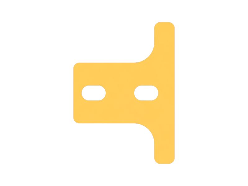 Стопорная пластина кронштейна толщиной 3 мм