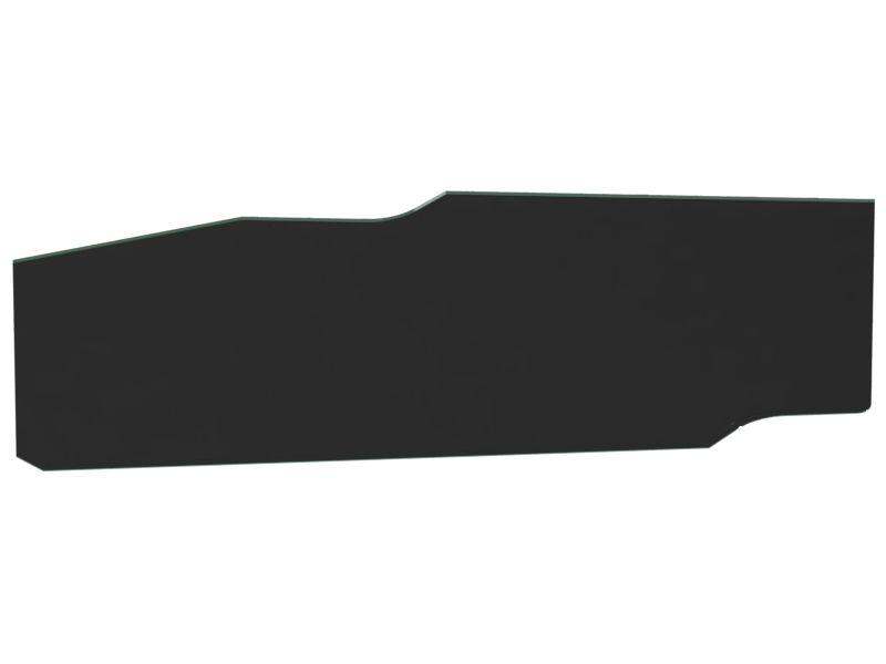 Правое безосколочное стекло двери толщиной 6,8 мм