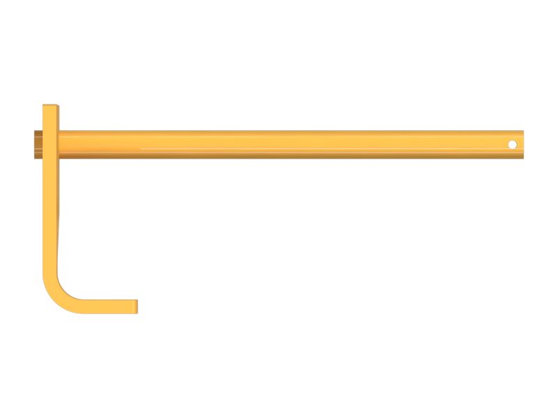 Монтажный кронштейн для колесной колодки толщиной 8 мм