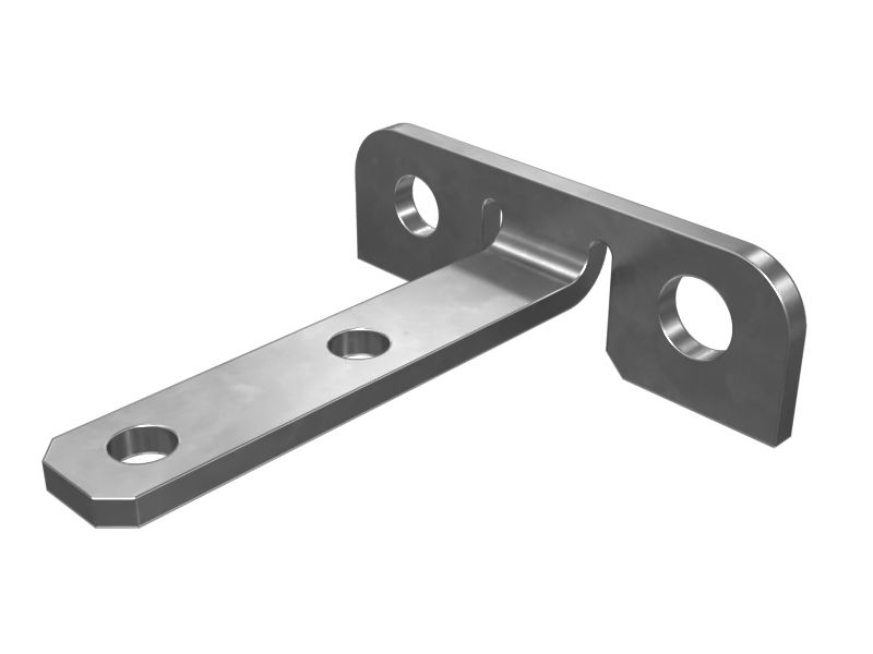 Кронштейн для прокладки гидролиний толщиной 6 мм