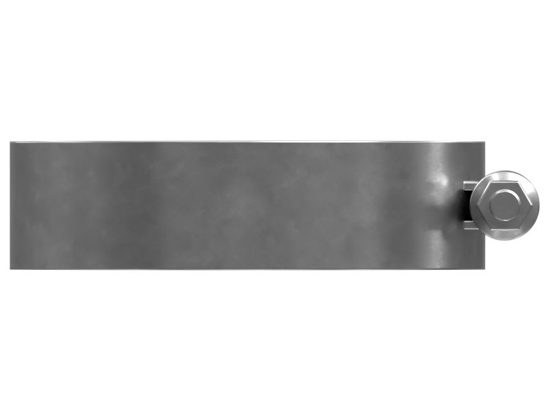 Зажим с изогнутым болтом, диаметр 132,3–136,7 мм