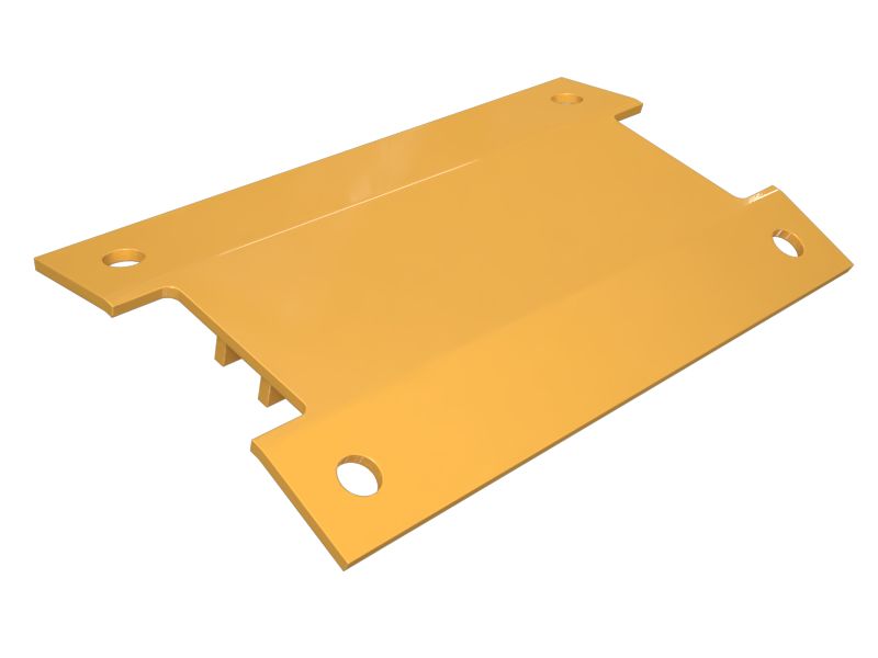 281-2661: Пластина с крюком с креплением четырьмя болтами