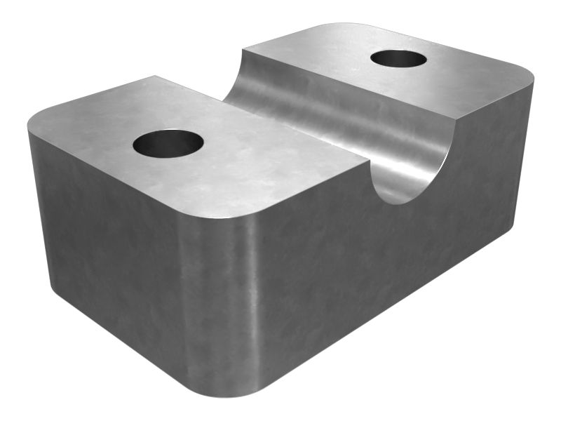 442-6447: Полузажим длиной 48 мм