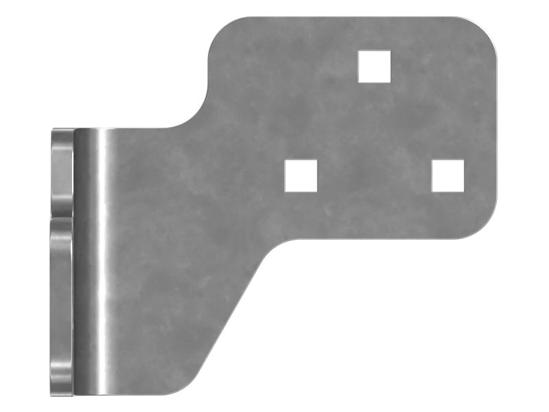 Монтажный кронштейн ступеньки толщиной 10 мм