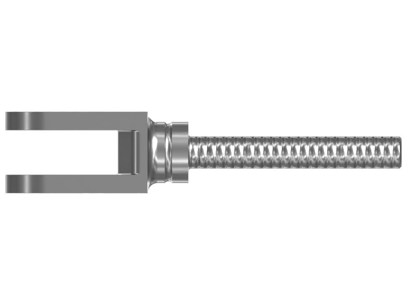 Резьбовый вилочный наконечник тяги M10X1.5