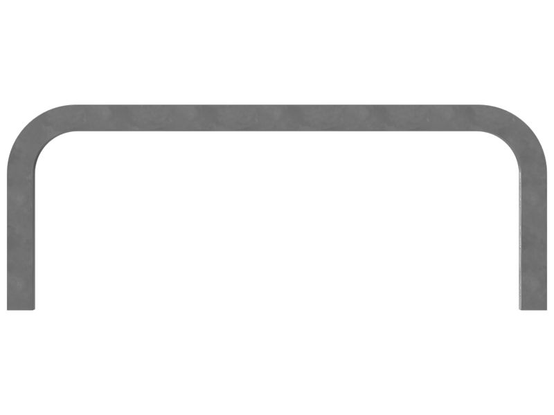 Накладка канала толщиной 3 мм с 2 отверстиями