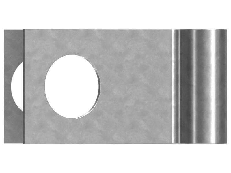 Зажим для фиксации трубки шириной 25 мм