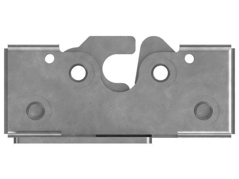 Двухпозиционная защелка с плавающим ударником