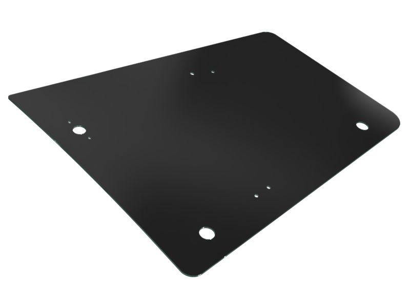 Стекло левого заднего окна