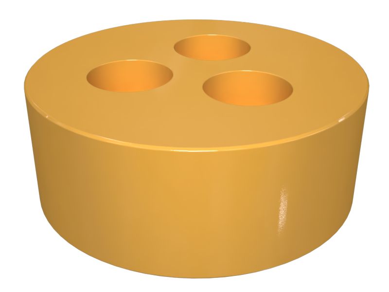 Пластина удерживающая штифт соединения ковша толщиной 61 мм