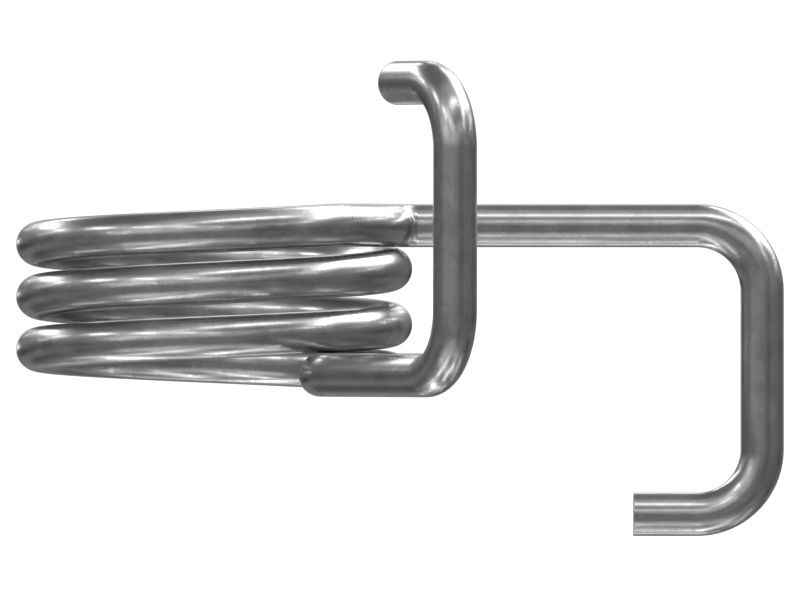 3-катушка пружины крышки кожуха радиатора