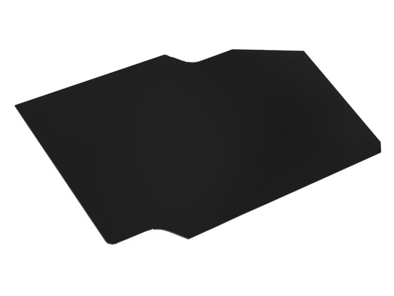 295-6374: Правое безосколочное стекло двери толщиной 6,8 мм