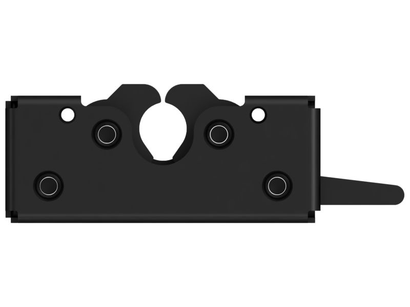 Поворотная дверная защелка для двух объектов