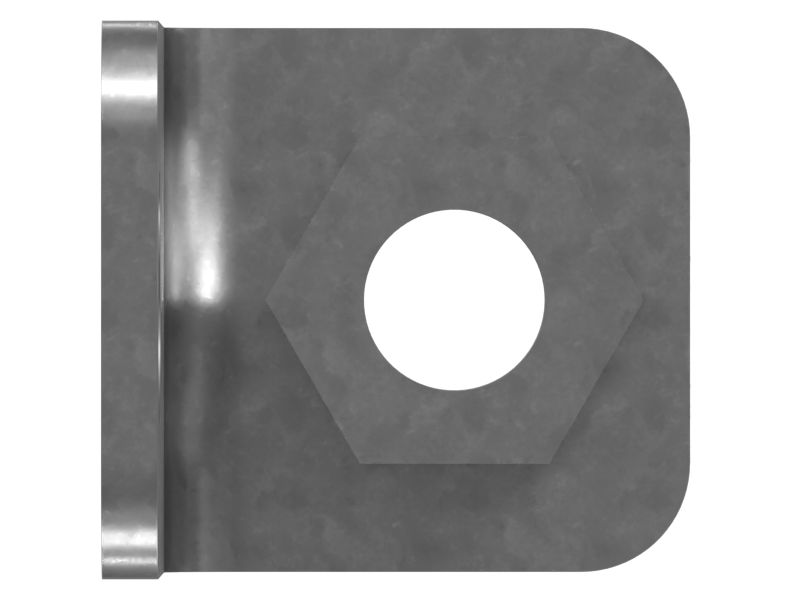 Кронштейн для прокладки жгута проводов толщиной 3 мм под углом 90 градусов