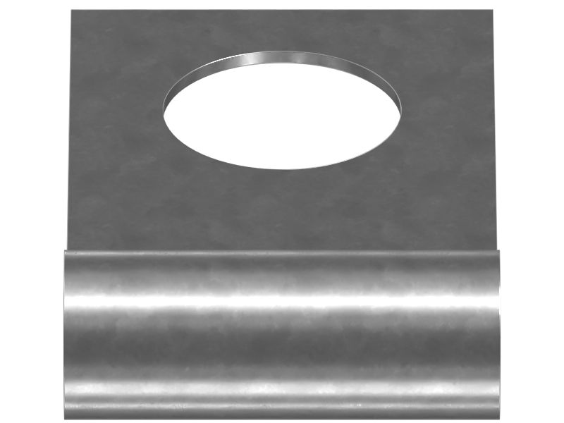 Зажим для фиксации трубки шириной 25 мм