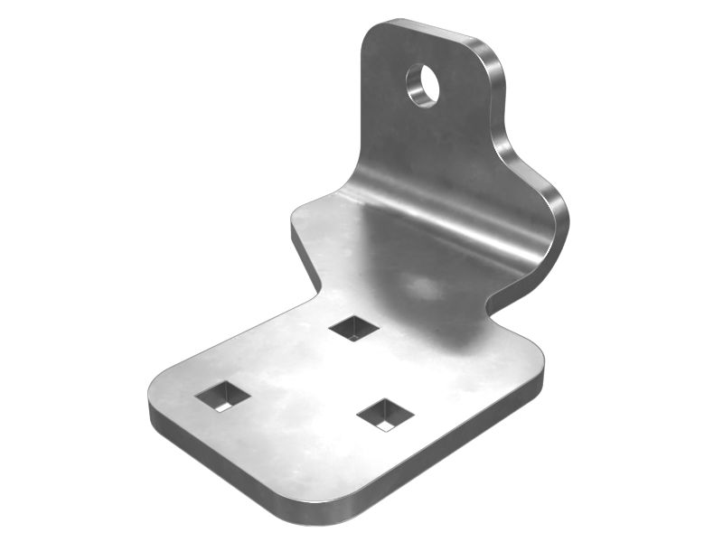 Монтажный кронштейн ступеньки толщиной 10 мм