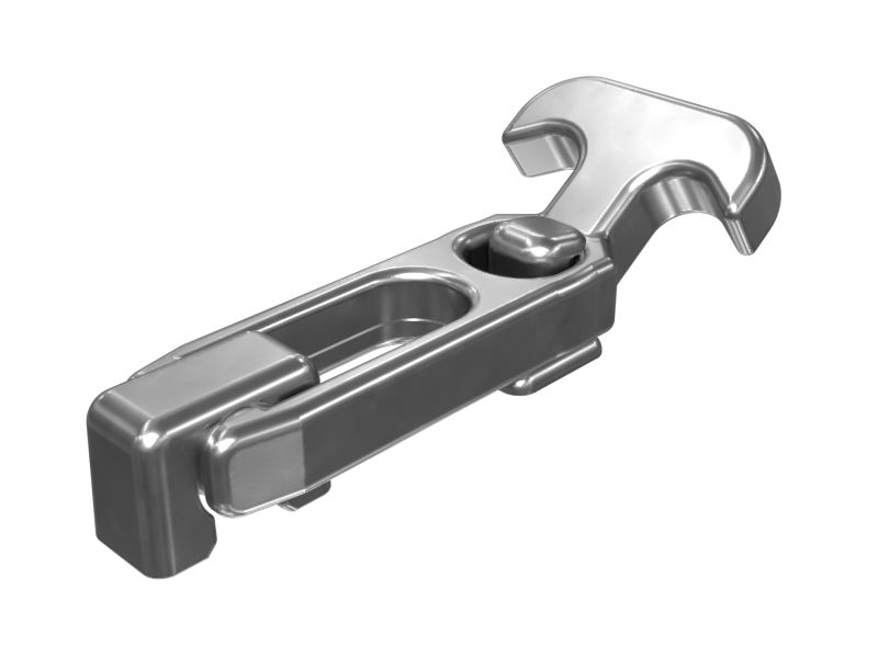 Защелка капота для боковой панели в раме и корпусе