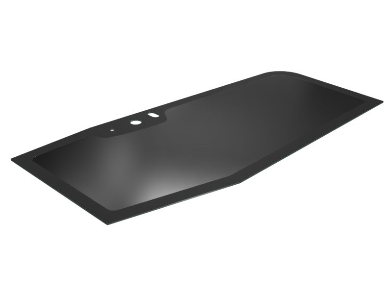 Дверное стекло высотой 1521,20 мм