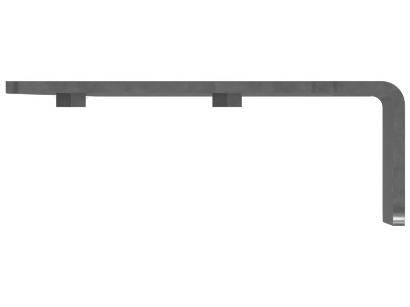 Правый лист лестницы толщиной 6 мм