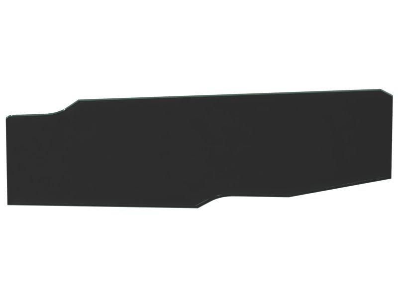 Дверное безопасное стекло высотой 1567 мм