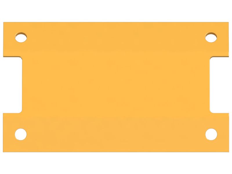 Пластина с крюком с креплением четырьмя болтами