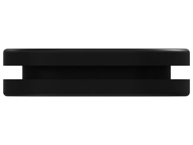 Резиновое уплотнение с двумя овальными сквозными отверстиями