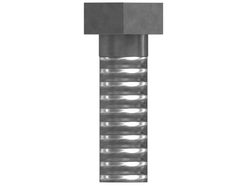 Болт с шестигранной головкой и резьбой M10X1,5