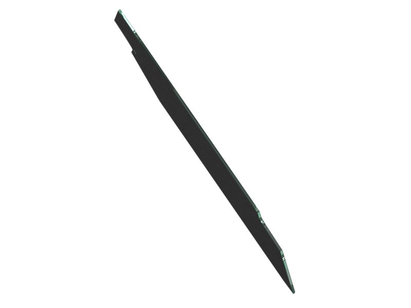 Дверное безопасное стекло высотой 1556,50 мм