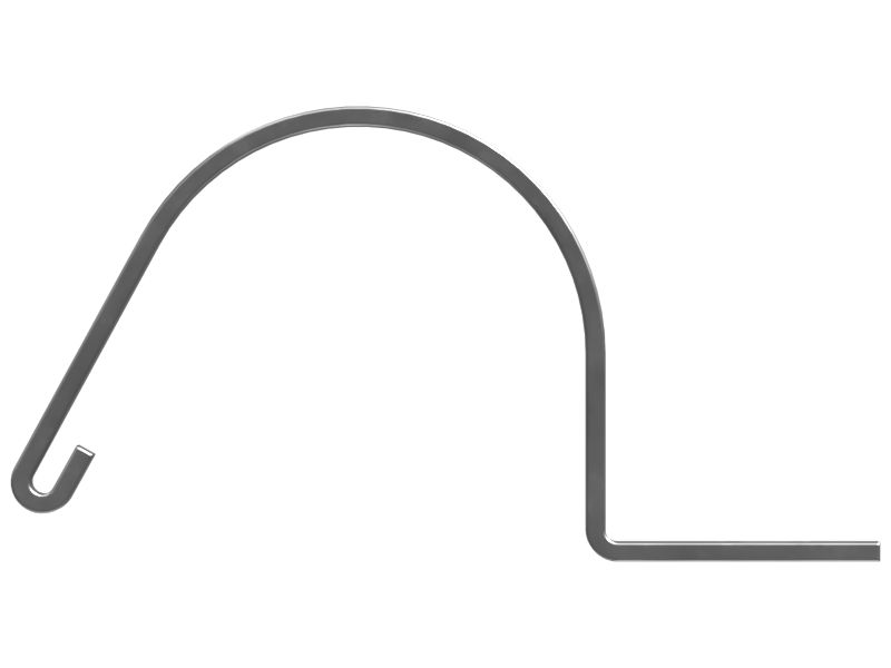 Обхватный зажим для одной трубки (внутренний диаметр 73,00 мм)