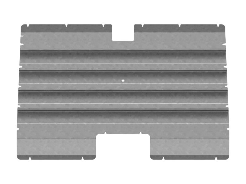 Нижняя стальная решетка радиатора