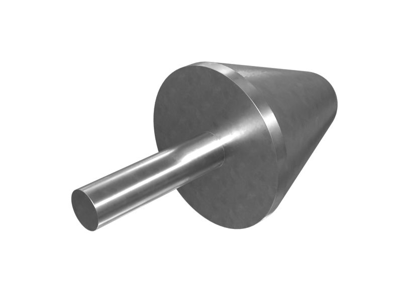 Конусообразный бампер максимального диаметра основания 36 мм