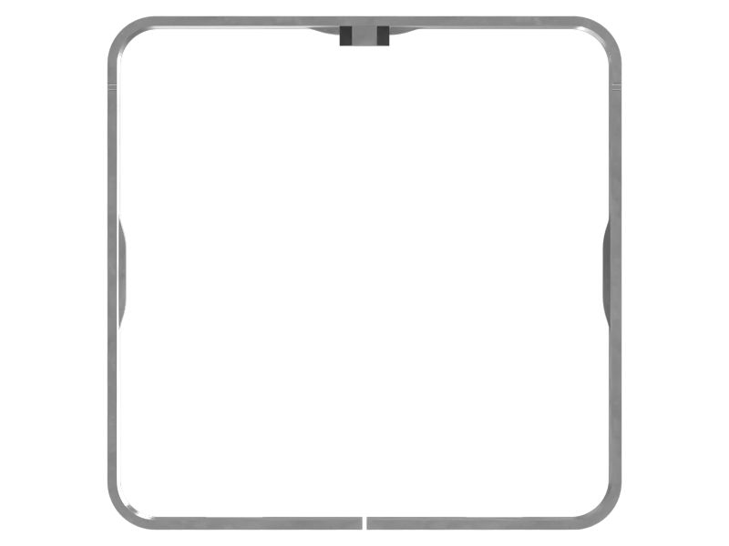 Одно легкое стальное ограждение