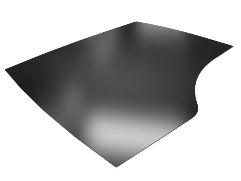 Безопасное стекло боковой двери кабины толщиной 5 мм