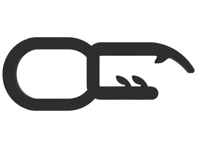 Общая высота объемного уплотнения 15,50 мм