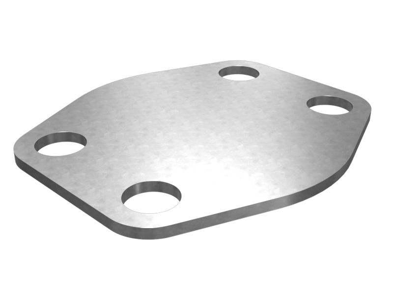 3H-5523: Крышка маслоохладителя коробки передач с креплением четырьмя болтами