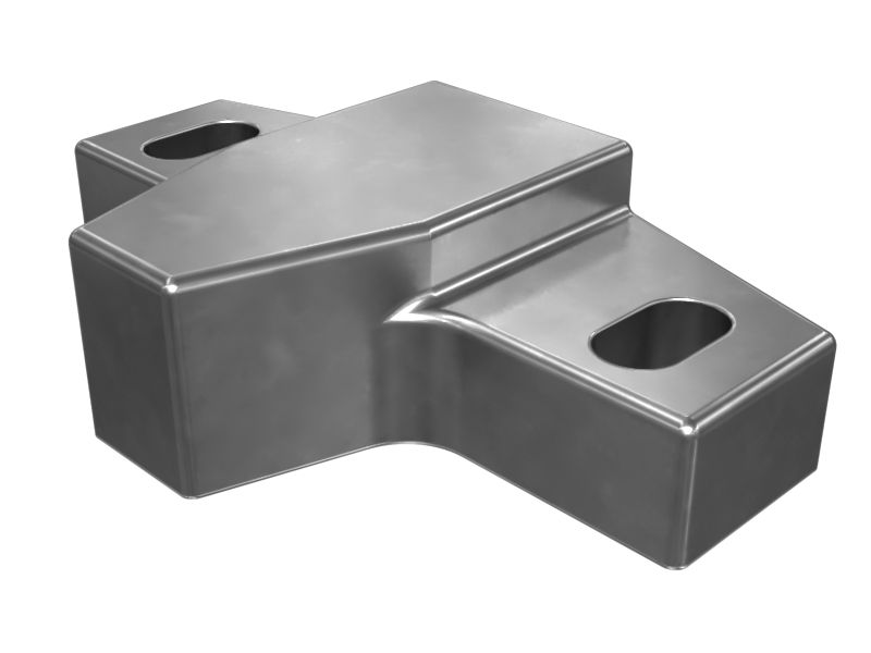 Направляющая кожуха из черного пластика