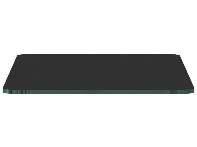 Светло-зеленое безопасное стекло, толщина 6,8 мм