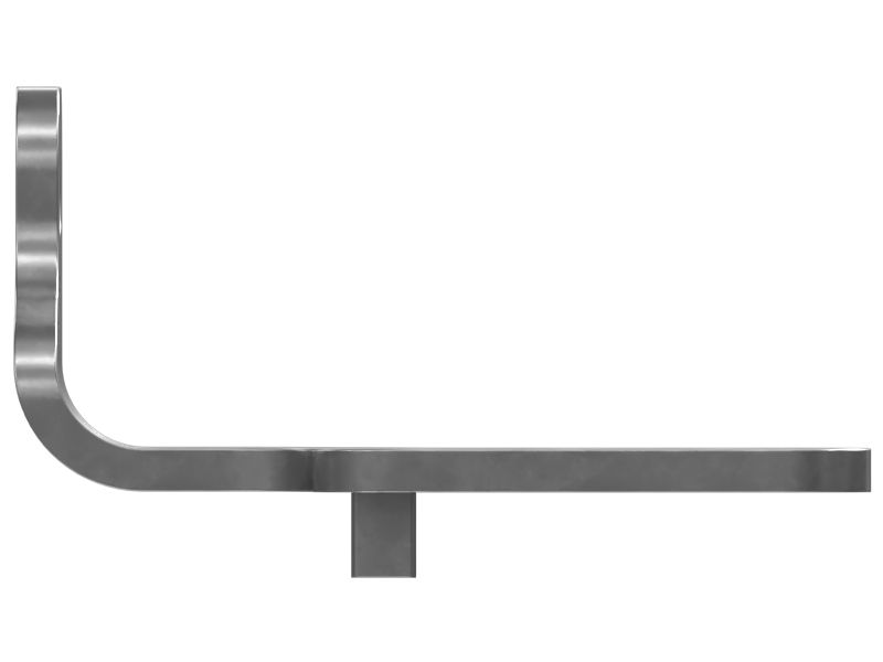 Монтажный кронштейн ступеньки толщиной 10 мм