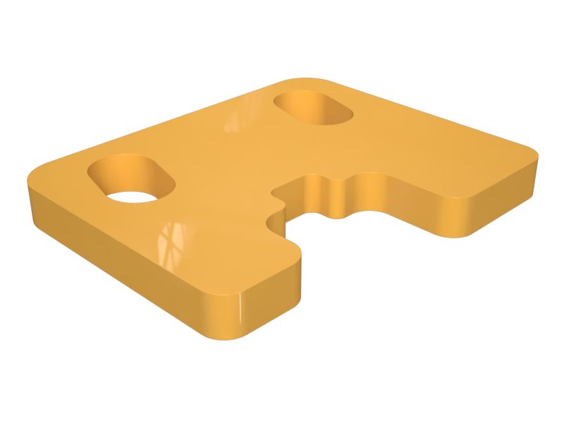 Износостойкая крышка с прорезями толщиной 10 мм