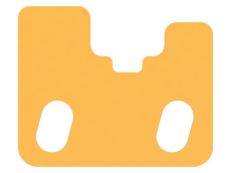 Износостойкая крышка с прорезями толщиной 10 мм