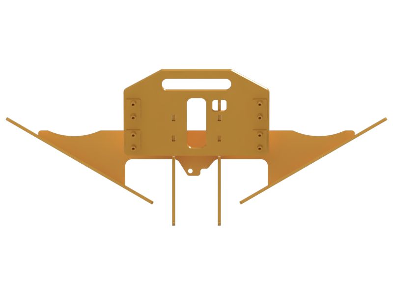 Монтажный кронштейн скребка шины