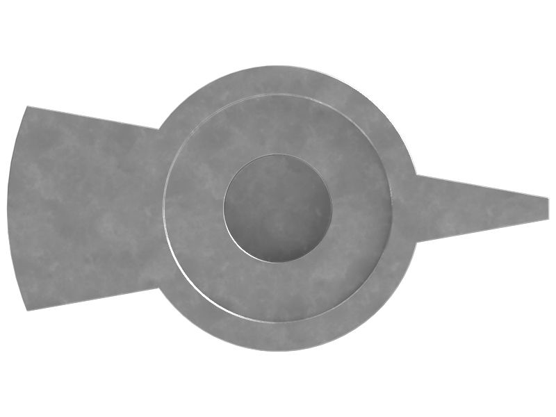 Пластиковая рукоятка ручного управления с белым индикатором