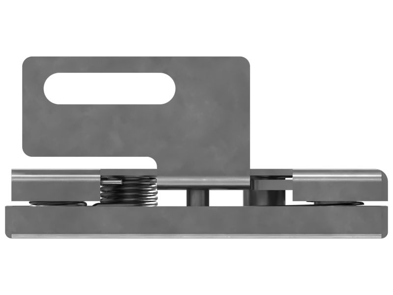 Двухпозиционная защелка с плавающим ударником