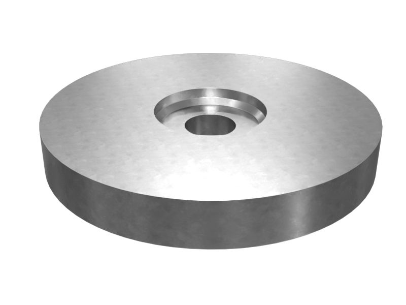 Круглый стальной фиксатор с наружным диаметром 88,90 мм