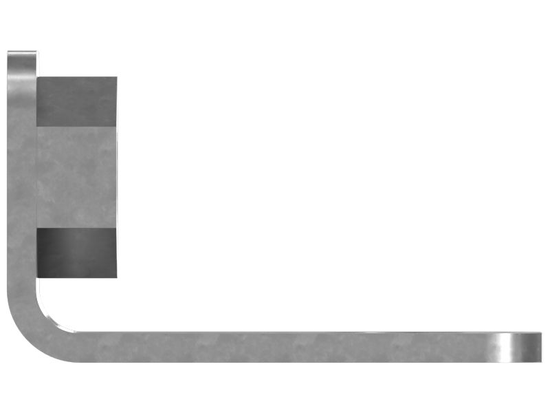 Кронштейн для прокладки жгута проводов толщиной 3 мм под углом 90 градусов