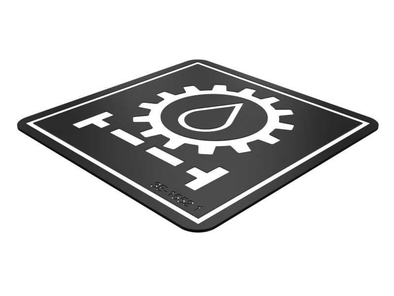 Наклейка фильтра коробки передач