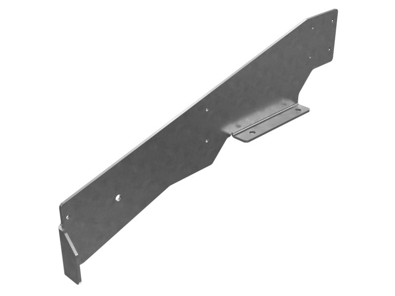 Левая сторона лестницы толщиной 6 мм