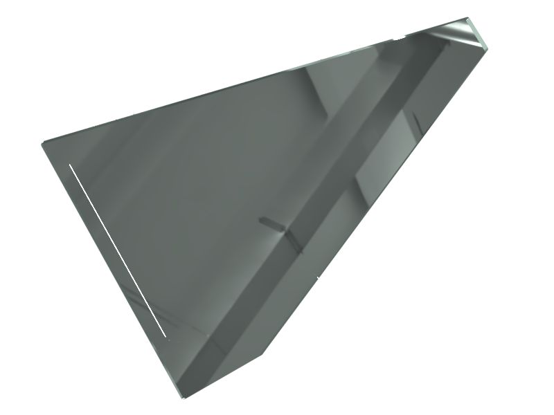 373-3161: Правое безопасное стекло толщиной 6,8 мм