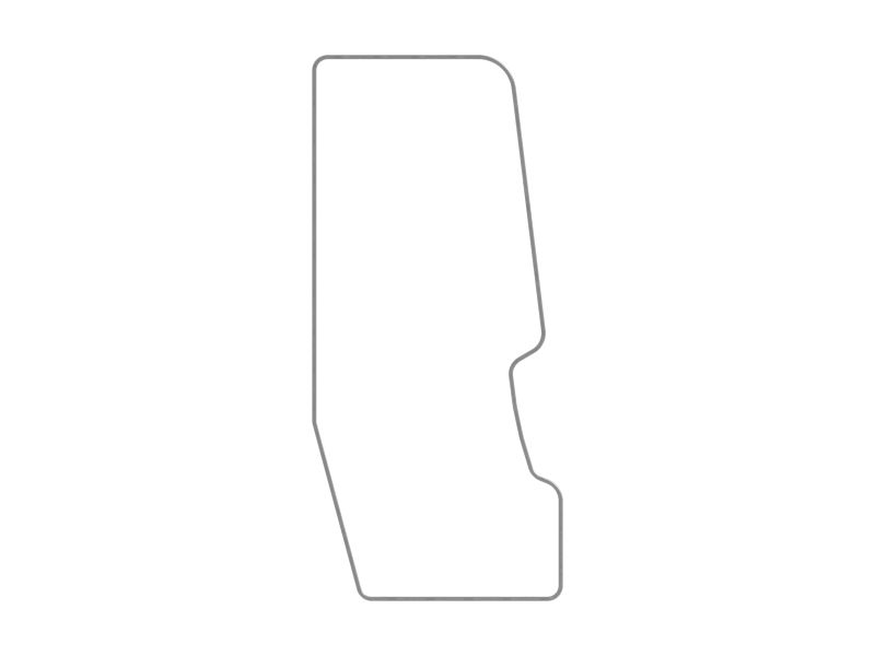 Уплотнение из пенорезины черного цвета